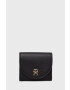 Tommy Hilfiger Портфейл дамски в черно - Pepit.bg