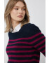 Tommy Hilfiger Пуловер с вълна дамски в тъмносиньо - Pepit.bg