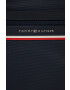 Tommy Hilfiger Раница в тъмносиньо голям размер с изчистен дизайн - Pepit.bg