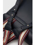 Tommy Hilfiger Раница в тъмносиньо малък размер с изчистен дизайн - Pepit.bg