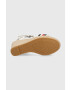 Tommy Hilfiger Сандали CORPORATE WEDGE в бежово със скосена платформа FW0FW07086 - Pepit.bg