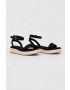 Tommy Hilfiger Сандали ROPE FLATFORM в черно с платформа FW0FW07019 - Pepit.bg