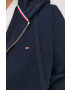 Tommy Hilfiger Суичър дамски в тъмносиньо с изчистен дизайн - Pepit.bg