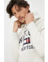 Tommy Hilfiger Суичър в сиво с изчистен дизайн - Pepit.bg
