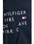 Tommy Hilfiger Суичър в тъмносиньо с качулка с принт - Pepit.bg