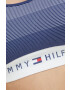 Tommy Hilfiger Сутиен в тъмносиньо с десен - Pepit.bg