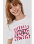 Tommy Hilfiger Тениска в зелено с десен - Pepit.bg
