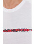 Tommy Hilfiger Тениска мъжка в бяло с принт - Pepit.bg
