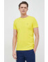 Tommy Hilfiger Тениска в жълто с десен - Pepit.bg