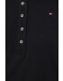 Tommy Hilfiger Тениска с яка в черно - Pepit.bg