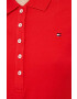 Tommy Hilfiger Тениска с яка в червено - Pepit.bg