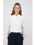 Tommy Hilfiger Тениска с яка в бяло - Pepit.bg