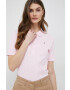 Tommy Hilfiger Тениска с яка в розово - Pepit.bg