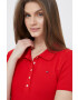 Tommy Hilfiger Тениска с яка в червено - Pepit.bg