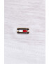 Tommy Hilfiger Тениска с лен в бяло - Pepit.bg
