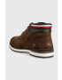 Tommy Hilfiger Велурени боти в кафяво - Pepit.bg