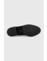 Tommy Hilfiger Велурени боти челси Th Suede Flat Boot в тъмносиньо с равна подметка - Pepit.bg