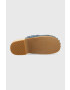 Tommy Hilfiger Велурени чехли TH CLOG SUEDE в тъмносиньо с платформа FW0FW07171 - Pepit.bg