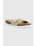 Tommy Hilfiger Велурени чехли TH MULE SANDAL SUEDE в бежово FW0FW07071 - Pepit.bg