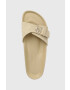 Tommy Hilfiger Велурени чехли TH MULE SANDAL SUEDE в бежово FW0FW07071 - Pepit.bg