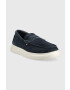 Tommy Hilfiger Велурени мокасини HYBRID LOAFER в тъмносиньо FM0FM04440 - Pepit.bg