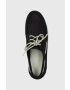 Tommy Hilfiger Велурени мокасини TH BOAT SHOE CLASSIC NUBUCK в тъмносиньо FM0FM04447 - Pepit.bg