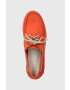 Tommy Hilfiger Велурени мокасини TH BOAT SHOE CLASSIC NUBUCK в оранжево FM0FM04447 - Pepit.bg