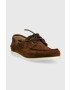 Tommy Hilfiger Велурени мокасини TH BOAT SHOE CORE SUEDE в кафяво FM0FM04505 - Pepit.bg