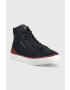 Tommy Hilfiger Високи кецове TH HI VULC CORE CANVAS В тъмносиньо - Pepit.bg