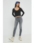 Tommy Jeans Блуза с дълги ръкави в черно - Pepit.bg