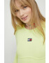 Tommy Jeans Блуза с дълги ръкави в зелено - Pepit.bg