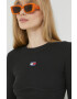 Tommy Jeans Блуза с дълги ръкави в черно - Pepit.bg