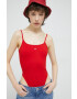 Tommy Jeans Боди дамско в черно - Pepit.bg