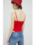 Tommy Jeans Боди дамско в черно - Pepit.bg
