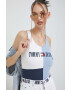Tommy Jeans Боди дамско в бяло - Pepit.bg