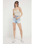 Tommy Jeans Боди дамско в черно - Pepit.bg