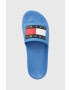 Tommy Jeans Чехли FLAG POOL SLD ESS в синьо EN0EN02115 - Pepit.bg