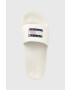 Tommy Jeans Чехли FLAG PRINT POOL SLD в бяло EN0EN02108 - Pepit.bg