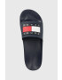 Tommy Jeans Чехли POOL SLIDE ESS в тъмносиньо EM0EM01191 - Pepit.bg