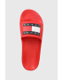 Tommy Jeans Чехли POOL SLIDE ESS в червено EM0EM01191 - Pepit.bg