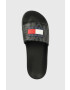 Tommy Jeans Чехли POOL SLIDE PRINT в черно EM0EM01146 - Pepit.bg