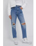 Tommy Jeans Дънки Bf8034 дамски с висока талия - Pepit.bg