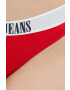 Tommy Jeans Долнище на бански в червено - Pepit.bg