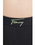 Tommy Jeans Долнище на бански тип бразилиана в черно - Pepit.bg