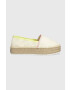 Tommy Jeans Еспадрили FLATFORM ESPADRILLE в бежово с платформа EN0EN02078 - Pepit.bg