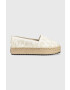 Tommy Jeans Еспадрили LOGOMANIA ESPADRILLE в бежово с платформа EN0EN02079 - Pepit.bg