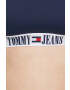 Tommy Jeans Горнище на бански в тъмносиньо с мека чашка - Pepit.bg