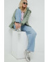Tommy Jeans Яке в зелено със зимна изолация - Pepit.bg