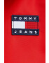 Tommy Jeans Яке в червено с преходна изолация - Pepit.bg