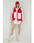 Tommy Jeans Яке в червено с преходна изолация - Pepit.bg